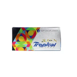 Tropical Colors 3-Month Disposable Contact Lenses (Gray, 2-Pack)