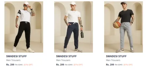 Image of Trouser Starting @ ₹299