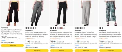 Trousers at minimum 85% Discount