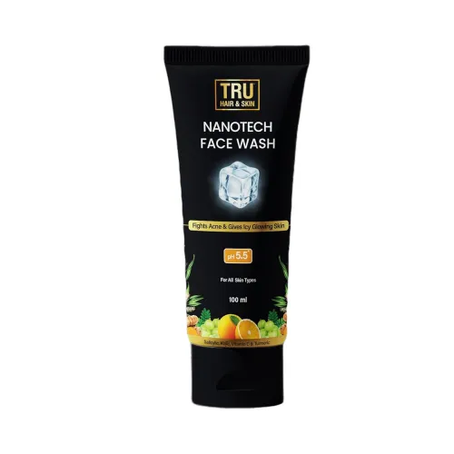Image of Tru Hair & Skin Nanotechnology Facewash For Sensitive-Acne prone Skin-100ml