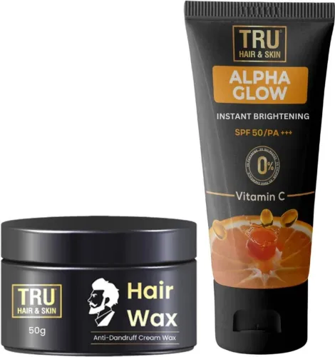 Image of TRU HAIR & SKIN Sunscreen SPF 50 & Hair Wax – Po2