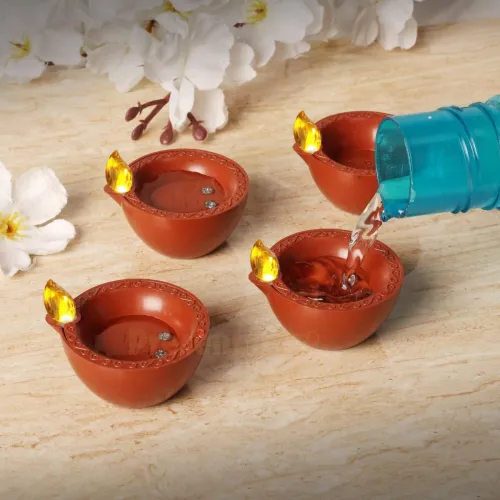 Image of True Décor 12 PC Water Sensor LED Electric Diya