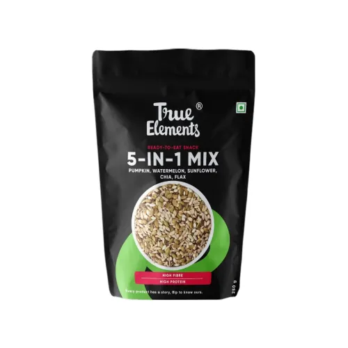 Image of True Elements Mixed Seeds for Eating 250g - 5 in 1 Seeds Mix | Edible Seed | Healthy Snack | Mix of Pumpkin, Watermelon,