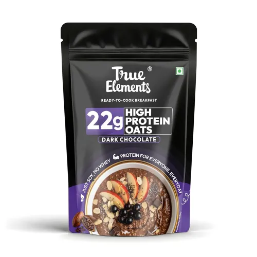 Image of True Elements High Protein Oats 400g | 22g Protein | High Protein Rolled Oats | 100% Wholegrain | Rich in Fiber | No Add