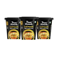 True Elements Indi Masala Protein Oats 62g Pack of 3
