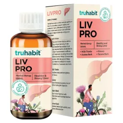 Truhabit Livpro Liver & Digestive Wellness Supplement | Herbal Liquid Formula for Metabolism & Everyday Liver Support | 