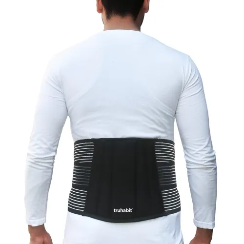 Image of TruHabit Lumbar Sacral Belt (Large) for Back Pain Relief 