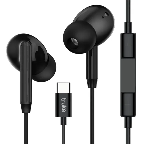 Image of truke Bass 1 in-Ear Wired Earphones with Type-C Connector, 1