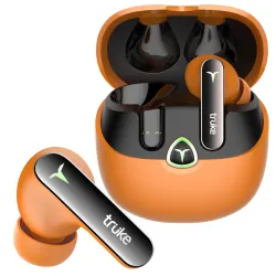 truke BTG Flex True Wireless Gaming Earbuds (Orange)