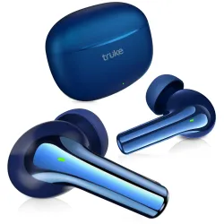 truke Just Launched Buds Q1 Plus True Wireless in Ear Earbuds, Quad-Mic Adv. ENC, 80H Playtime, 45ms Ultra-Low Latency, 