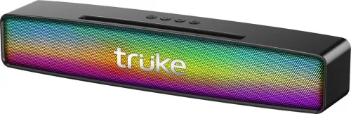 Image of truke ThunderBar 16W Bluetooth Speaker, 6H Playtime, RGB (Black)