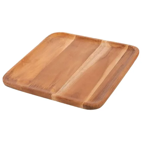 Image of TRUST ROX Wooden Serving Tray Multipurpose Tray Decoration & Storage Tray Present Item Tea Table or Kitchen Wooden Food 