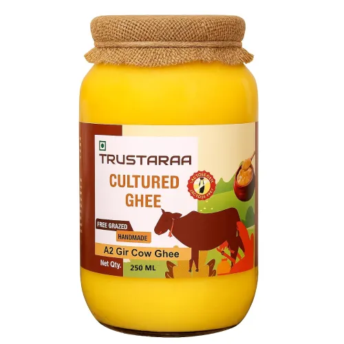 Image of Trustaraa A2 Gir Cow Traditional Bilona Cultured Ghee 250ML