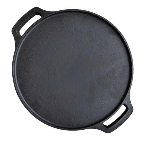 Image of TRUSTARAA Pre-Seasoned Cast Iron Tawa for Dosa Non-Stick, Pre-Seasoned Tawa, Long Lasting & Toxin-Free, No Chemical Coat