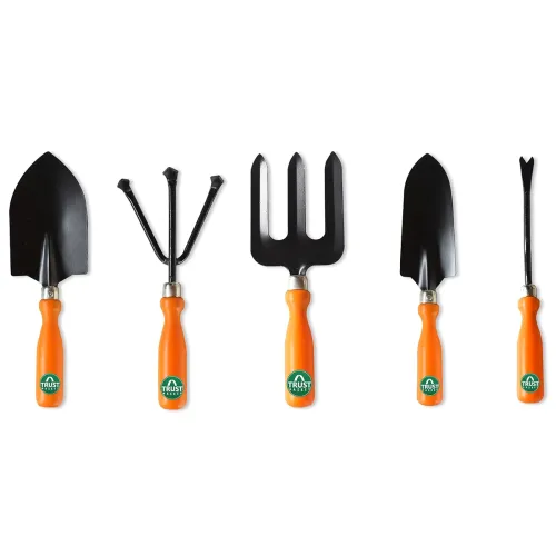 Image of TrustBasket Gardening Tools Kit for Home 5-Piece Garden Tools 