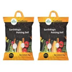 TrustBasket Organic Potting Soil 5kg (Pack of 2)