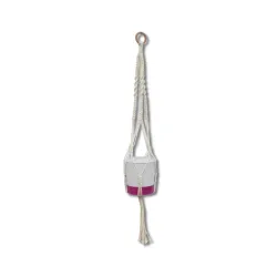 TrustBasket Stella Macrame Hanger | Contempory Macrame Hanger Flower Pot Holder