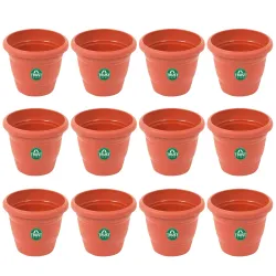 TrustBasket UV Treated Plastic Round Pot