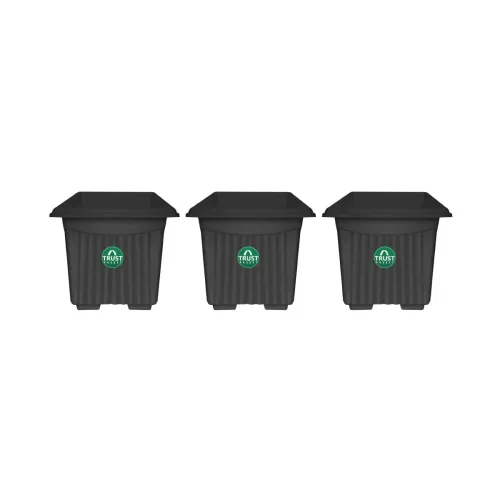 Image of TrustBasket UV Treated Square Plastic Planter So3