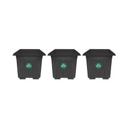 TrustBasket UV Treated Square Plastic Planter So3