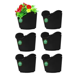 TrustBasket Vertical Gardening Pots /Planters(Large) - Set of 6