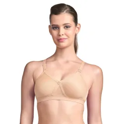 TRYLO Womens Cotton Solid Regular Fit Bra