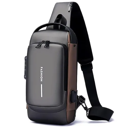 Image of TS WITH TECHSUN Waterproof Polyester Sling Bag
