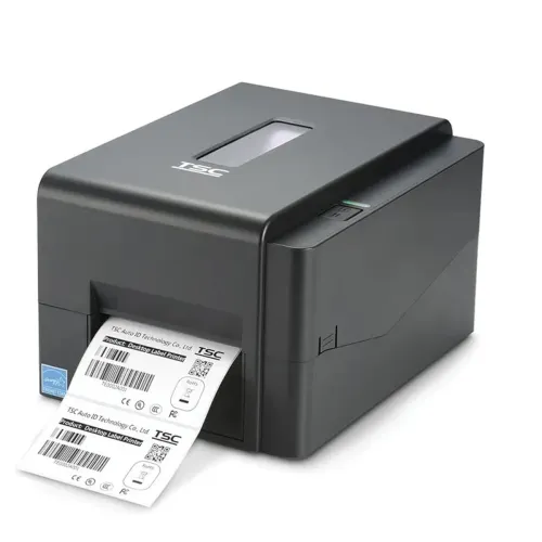 Image of TSC TE244 Desktop Thermal Transfer Barcode Printer with USB Connectivity 203 DPI Bar Code Label Printer, Black
