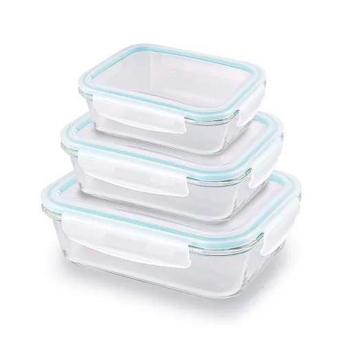 Image of TTRO Glassox Glass Lunch Box Set 3pcs 