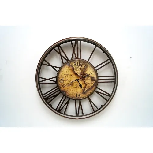 Image of Tu Casa Decorative Wall Clock with European Roman Numerals