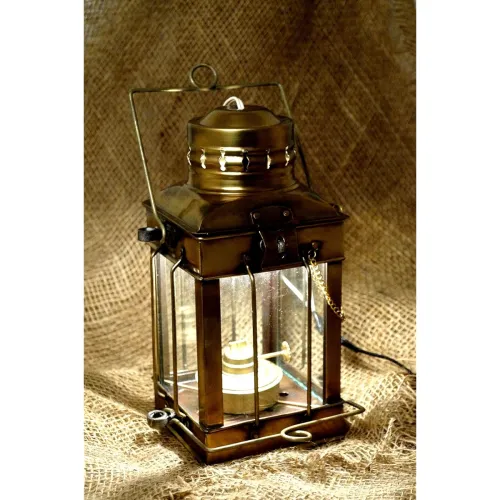 Image of Tu Casa Designer Antique Brass Table Lamps