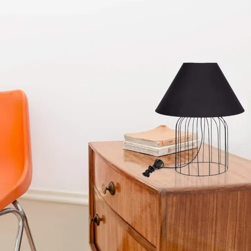 Image of Tu Casa Designer Black Table Lamp