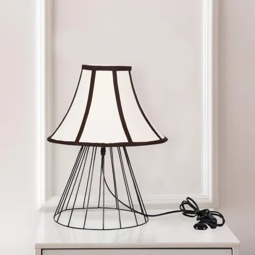 Image of tu casa Designer Off White Table Lamp 
