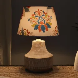 tu casa Elegent Mangowood Table Lamp 