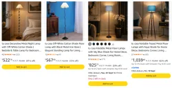 tu casa Floor Lamps Starting @ ₹522