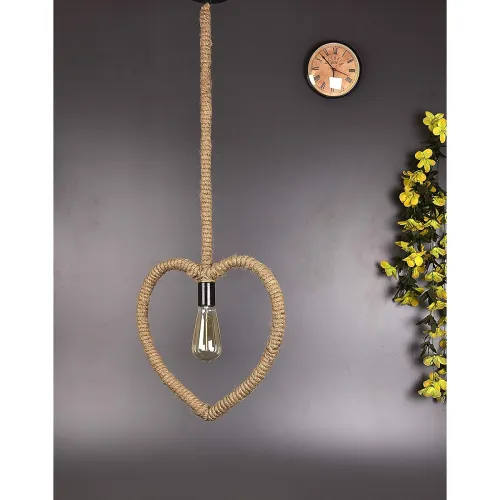 Image of Tu Casa HG-01 Heart Shape Rope Pendant Light