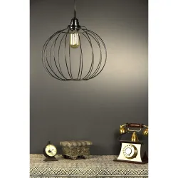 tu casa HG-11 Round Metal Wire pendent Light Iron Holder Type e-27 Size
