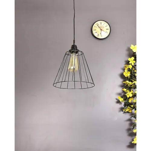 Image of Tu Casa HG-12 Triangle Metal Wire Pendant Light