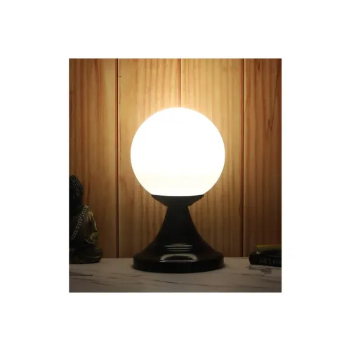 Image of tu casa Metal Table Lamps with Glass Shade