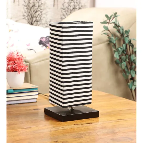 Image of Tu Casa Table Lamp with Black Metal Base