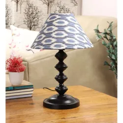 tu casa Table Lamps Black Metal Base