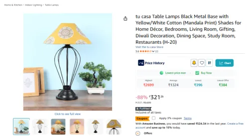 Image of tu casa Table Lamps 