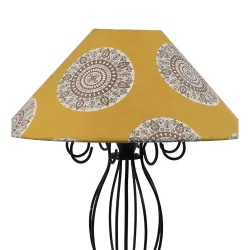 tu casa Table Lamps Black Metal Base
