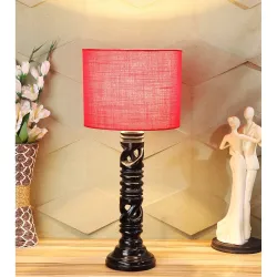 tu casa Wood Base Table Lamp 