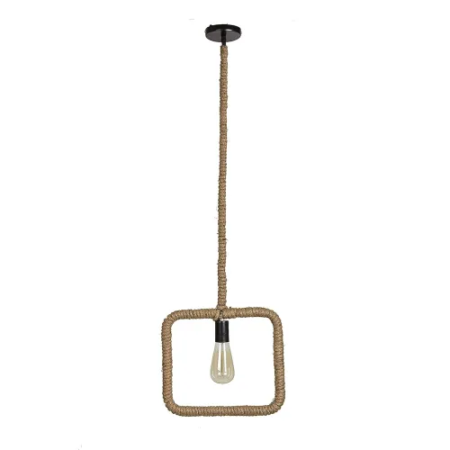 Image of tu casa 220W HG-03 Holder Jute Rope Pendent Light