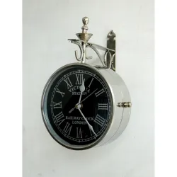 tucasa 8\ Double Sided Victorian Style Station Clock