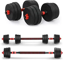 Tucker 12 kg 3 In 1 Convertible & Barbell Home Gym Set Kit For Home Workout Home Gym Combo