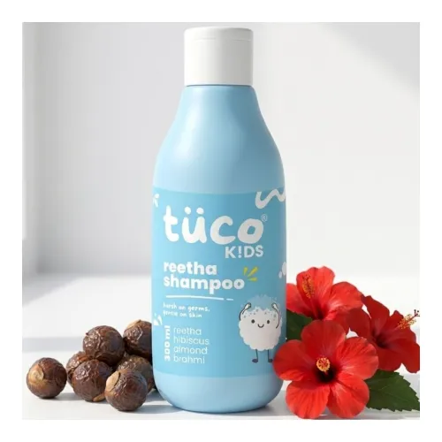 Image of Tuco Kids Shampoo for Kids 5-10yrs, With Reetha, Almond & Hibiscus, 300ml