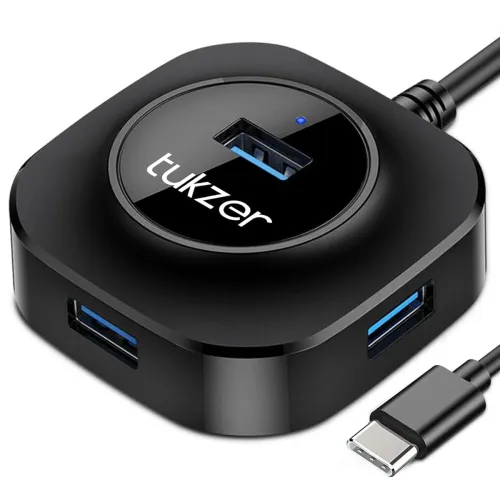 Image of Tukzer Ultra-Slim USB-C Hub with 4 USB 3.0 Ports