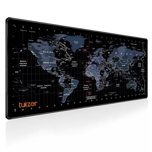 Image of Tukzer World Map Extended Gaming Mouse Pad